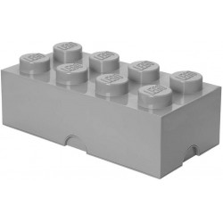 LEGO Storage Brick Boîte de Rangement gris x8
