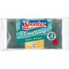 Spontex Gratte-Eponge super Efficace Le Plus Vendu En France Par 3 (lot de 6 soit 18 éponges)