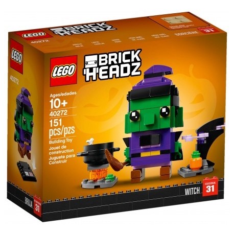 LEGO 40272 BrickHeadz - La Sorcière D’Halloween