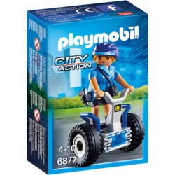 PLAYMOBIL 6877 POLICIERE AV GYROPODE