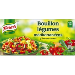 Knorr Bouillon Légumes Méditerranéens par 12 Tablettes 132g (lot de 6)