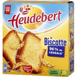 LU Heudebert La Biscotte 96% de Céréale 290g (lot de 6)