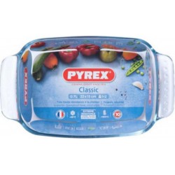 Pyrex Plat à four rectangle avec poignées CLASSIC