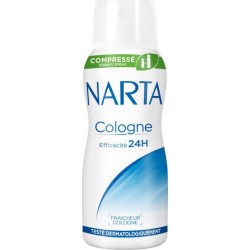 Narta Spray Compressé Cologne Efficacité 24h Fraîcheur Cologne 100ml (lot de 4)