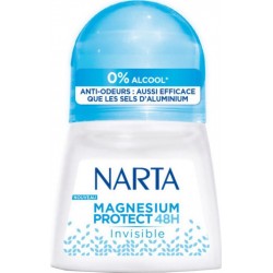 Narta Magnesium Protect 48h Invisible 50ml (lot de 4)