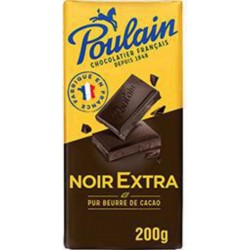 Poulain Tablette Chocolat NOIR EXTRA 200g