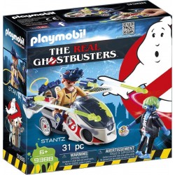 PLAYMOBIL 9388 The Real Ghostbusters - Stantz Avec Véhicule Volant