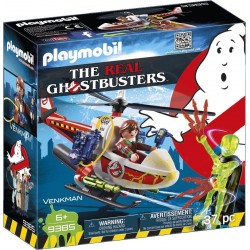 PLAYMOBIL 9385 The Real Ghostbusters - Venkman Avec Hélicoptère