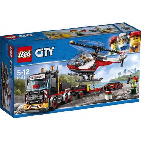 LEGO 60183 City - Le transporteur d'hélicoptère