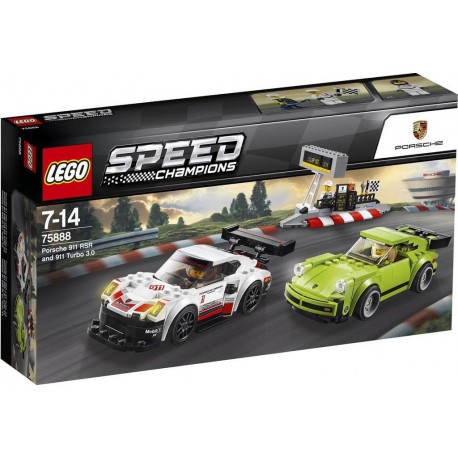 LEGO 75888 Speed Champions - Porshe 911 RSR et 911 Turbo 3.0