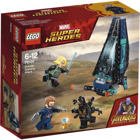 LEGO 76101 Super Heroes - L'Attaque Du Vaisseau Par Les Outriders