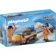 PLAYMOBIL 5396 City Action - Agents Avec Tracteur à Bagages