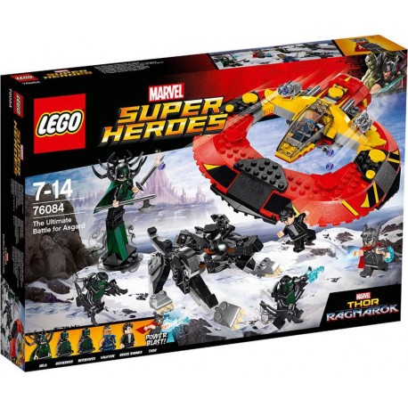 LEGO 76084 Super Heroes - La Bataille Suprême Pour La Survie D'Asgard