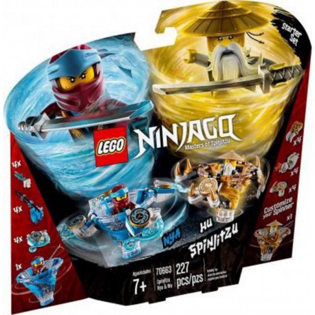 LEGO 70663 Ninjago - Toupies Spinjitzu Nya & Wu