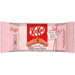 Nestlé Kit Kat Ruby Cocoa Beans 124,5g par 3 (lot de 3 soit 9 plaques)