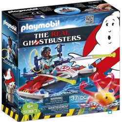 PLAYMOBIL 9387 Ghostbusters - Zeddemore avec Scooter des Mers