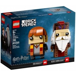 LEGO 41621 BrickHeadz Harry Potter - Ron Weasley Et Albus Dumbledore