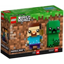 LEGO 41612 BrickHeadz - Steve Et Creeper