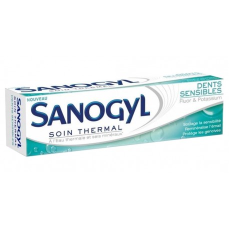 Sanogyl Dentifrice Soin Thermal Dents Sensibles 75ml (lot de 4)