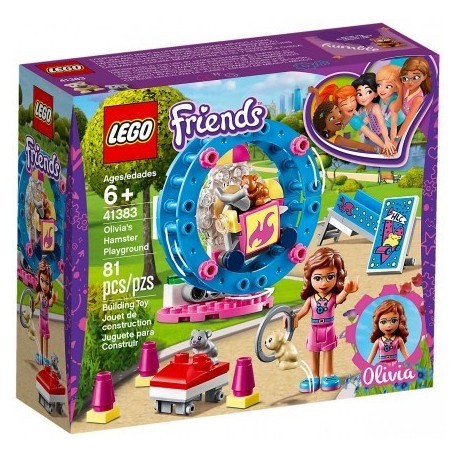 LEGO 41383 Friends - L'Aire De Jeu Du Hamster d'Olivia