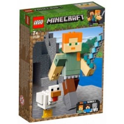 LEGO 21149 Minecraft - Bigfigurine Minecraft Alex Et Son Poulet