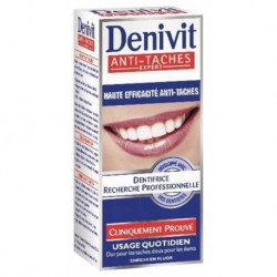 Denivit Dentifrice Anti-Taches Expert Haute Efficacité Anti-Taches 50ml (lot de 4)