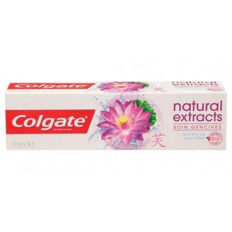 Colgate Dentifrice Natural Extracts Soin Gencives 75ml (lot de 4)