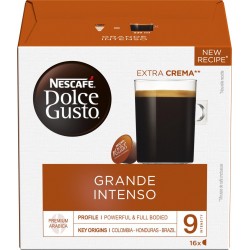 Dolce Gusto Café capsules Compatibles Nespresso Grande Intenso x16
