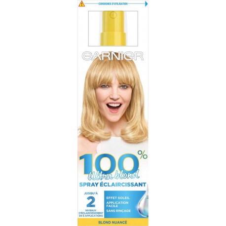 GARNIER Soin extra-douceur & extra-brillanc 100% ULTRA BLOND 125ml boîte