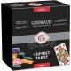 Grimaud Coffret Grimaud Tarot Expert - façon cuir - jeux de Tarot Expert - 60 jetons plastique