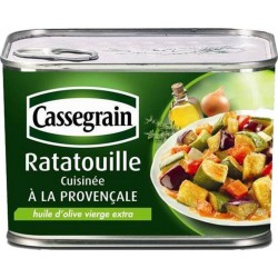 Cassegrain Ratatouille Cuisinée à la Provençale à l’Huile d’Olive Vierge Extra 660g (lot de 5)