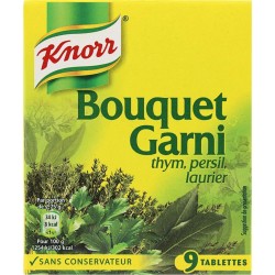 Knorr Bouquet Garni Thym Persil Laurier par 9 Tablettes 99g (lot de 6)