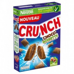 Nestlé Crunch Choco Noisette 400g (lot de 4)