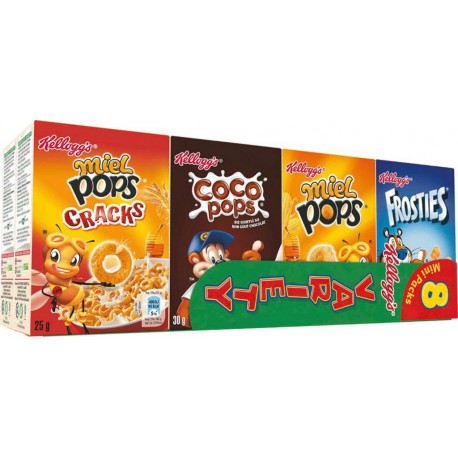 Kellogg’s Variety 8 Mini Packs 215g (lot de 3 soit 24 mini paquets)