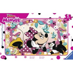 Ravensburger Puzzle cadre 15 pièces - Minnie et Figaro / Disney