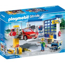 PLAYMOBIL 70202 City Life - Garage Automobile