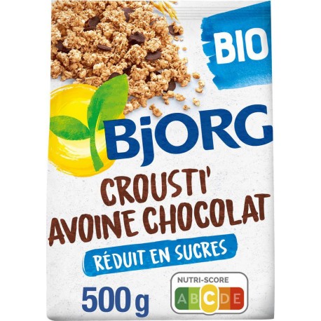 BJORG Crousti’Avoine Chocolat 500g