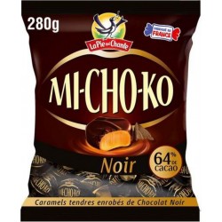 Michoko Bonbons caramel chocolat noir
