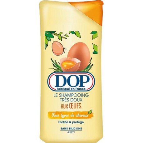 DOP Le Shampooing Très Doux aux Oeufs Sans Silicone 400ml (lot de 4)