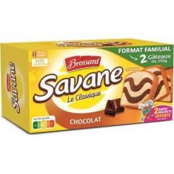 Brossard Savane Le Classique Chocolat FORMAT FAMILIAL 2x310g soit 620g