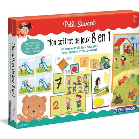 MON COFFRET DE JEUX 8 EN 1