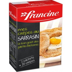 Francine Mes Crêpes au Sarrasin Le Bon Goût des Galettes Bretonnes 440g (lot de 6)