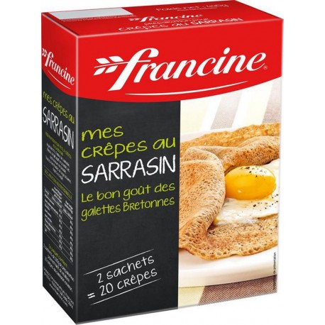 Francine Mes Crêpes au Sarrasin Le Bon Goût des Galettes Bretonnes 440g (lot de 6)