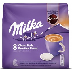 Senseo Chocolat au Lait Milka 8 Dosettes (lot de 3)