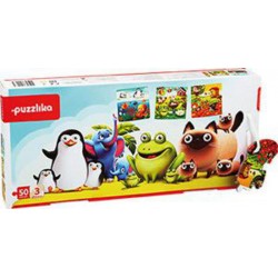 Puzzle 3 en 1 Mes Animaux Favoris