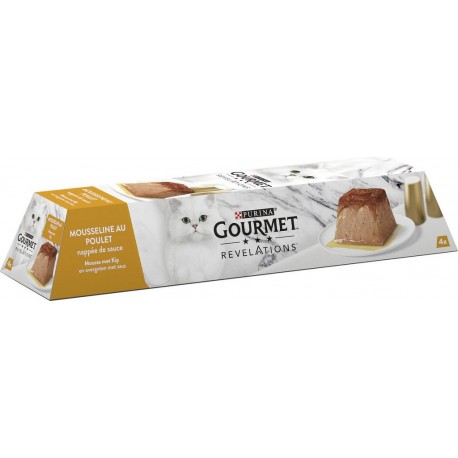 GOURMET Mosseline Poulet en Sauce 4x75g