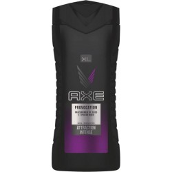 Axe Gel Douche Homme XL Provocation Parfum Noix de Coco et Poivre Noir 400ml (lot de 3)