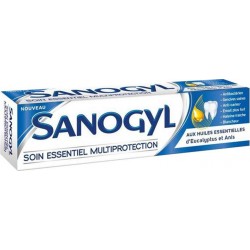 Sanogyl Dentifrice Soin Essentiel Multiprotection Aux Huiles Essentielles d’Eucalyptus Et Anis 75ml (lot de 4)