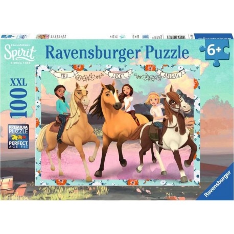 Ravensburger Puzzle 100 p XXL - Lucky et ses amies / Spirit