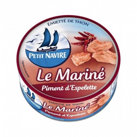 Petit Navire Thon Le Mariné Piment d’Espelette 110g (lot de 5)